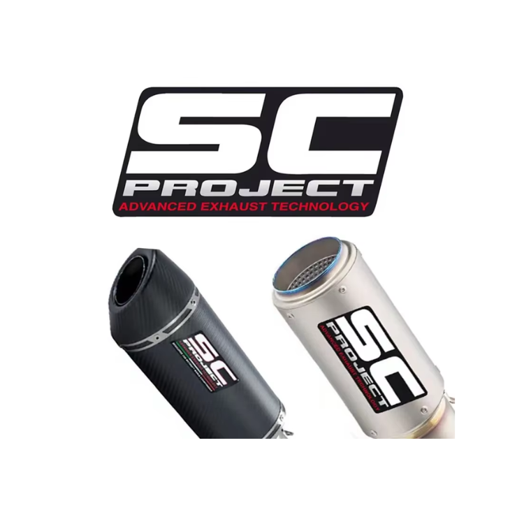 شعار معدني SC PROJECT لقزوز الدراجات النارية