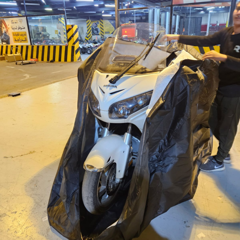 غطاء دراجه نارية مع سحاب ROAD BIKER