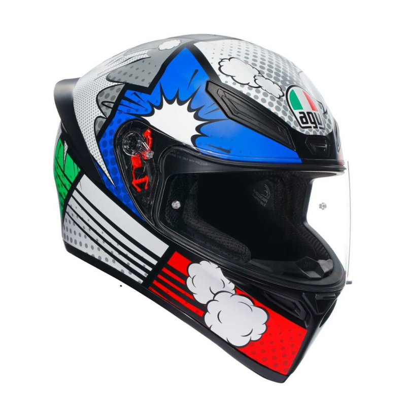 خوذة K1 S AGV E2206 BANG MATT ITALY/BLUE, 022