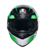 خوذة K1 S AGV E2206 KRIPTON BLACK/GREEN, 007