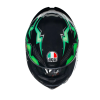خوذة K1 S AGV E2206 KRIPTON BLACK/GREEN, 007