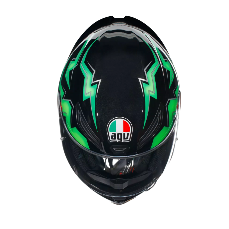 خوذة K1 S AGV E2206 KRIPTON BLACK/GREEN, 007