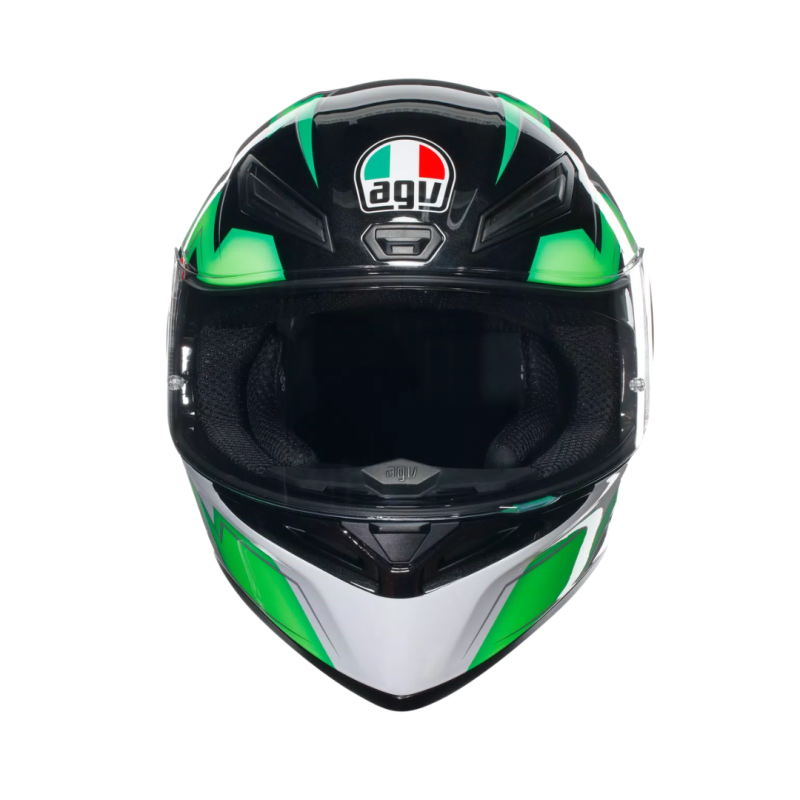 خوذة K1 S AGV E2206 KRIPTON BLACK/GREEN, 007
