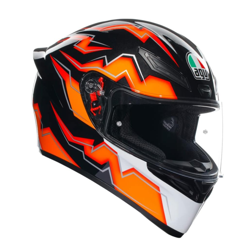 خوذة K1 S AGV E2206 KRIPTON BLACK/ORANGE, 008