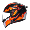 خوذة K1 S AGV E2206 KRIPTON BLACK/ORANGE, 008