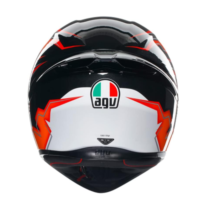 خوذة K1 S AGV E2206 KRIPTON BLACK/ORANGE, 008