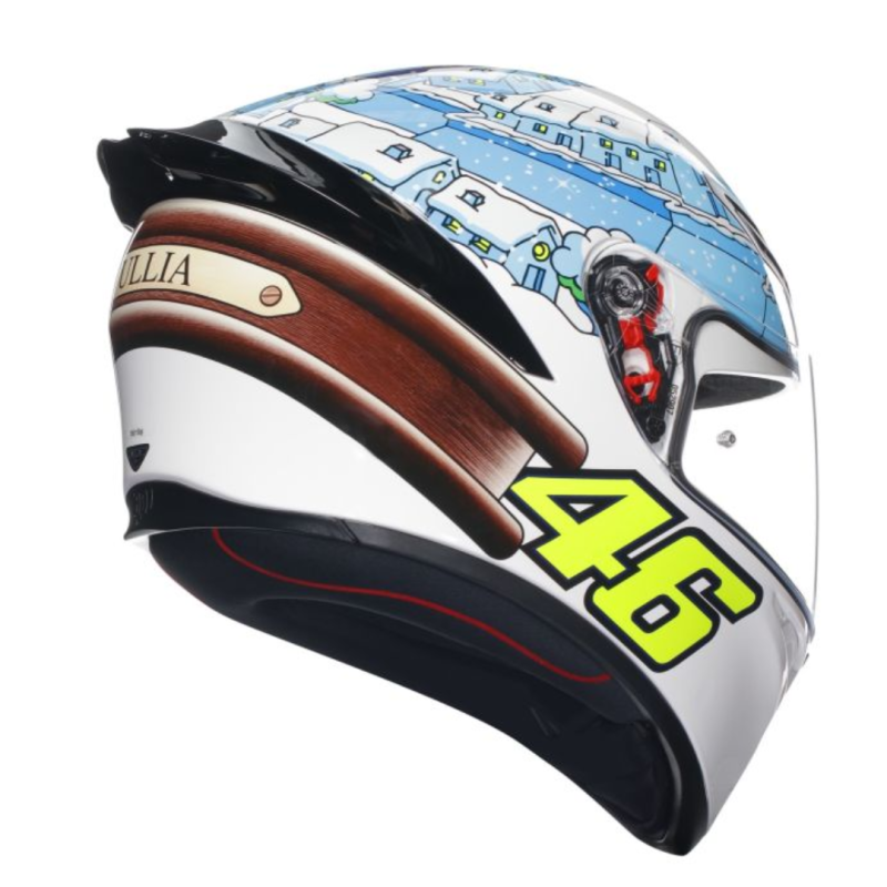 خوذة K1 S AGV E2206 ROSSI WINTER TEST 2017, 024