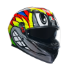 خوذة K3 AGV E2206 MPLK BIRDY 2.0 GREY/YELLOW/RED, 012