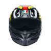 خوذة K3 AGV E2206 MPLK BIRDY 2.0 GREY/YELLOW/RED, 012