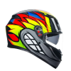 خوذة K3 AGV E2206 MPLK BIRDY 2.0 GREY/YELLOW/RED, 012