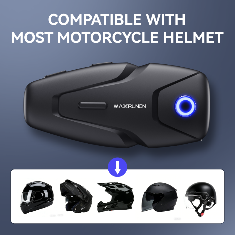 سماعه Helmet Bluetooth Headset 2X AMAX