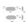فحمات خلفي 886LS Brake Pads