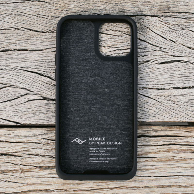 جراب Mobile Everyday Fabric iPhone 15 Pro Max v2 Charcoal