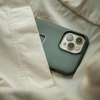 جراب Mobile Everyday Fabric iPhone 15 Pro Max v2 Sage