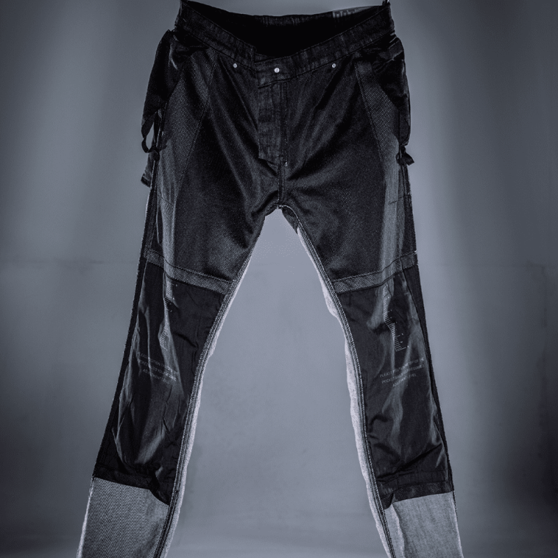 بنطال RST x Kevlar® Tapered-Fit CE Mens Textile Jean Black Denim