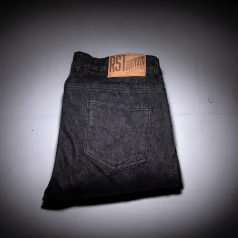 بنطال RST x Kevlar® Tapered-Fit CE Mens Textile Jean Black Denim
