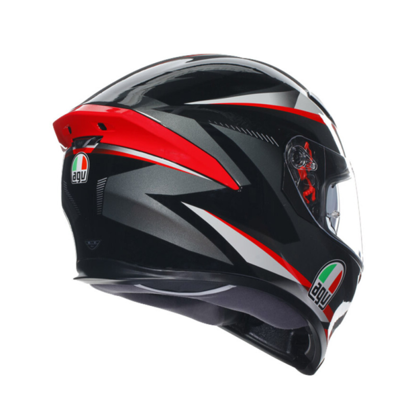 خوذه K5 S AGV E2205 MULTI MPLK PLASMA BLACK/GREY/RED