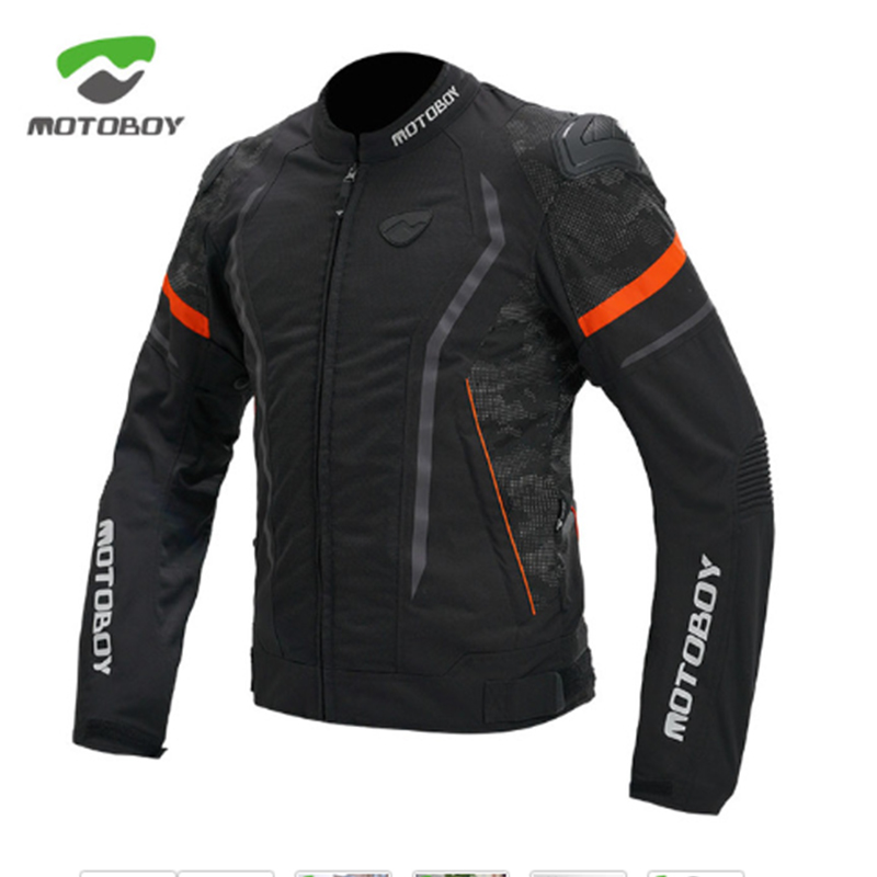 جاكيت MOTOBOY اسود بطانة شتوي