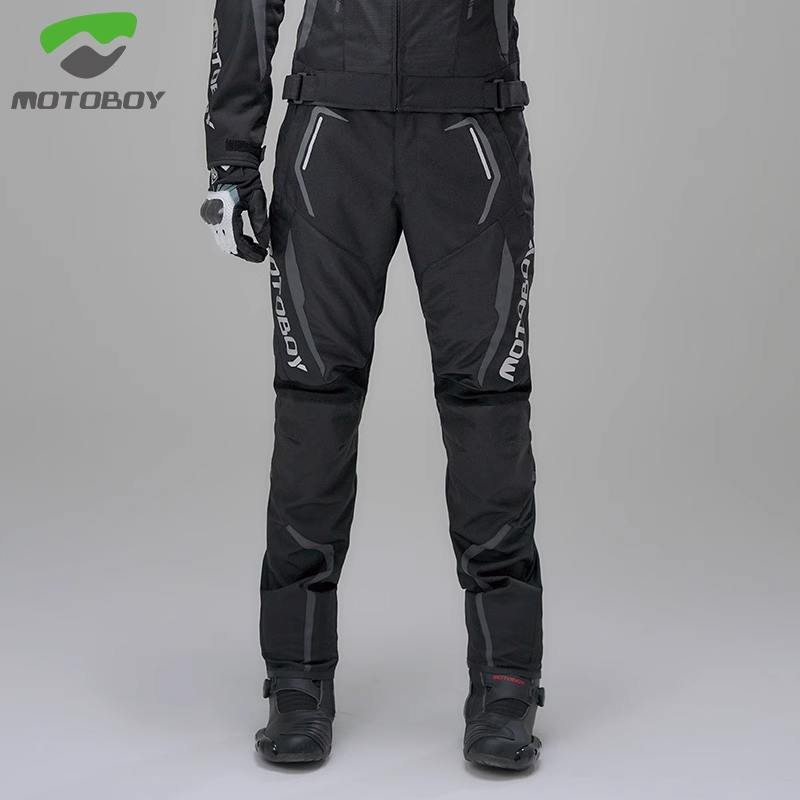 بنطالMOTOBOY اسود احمر
