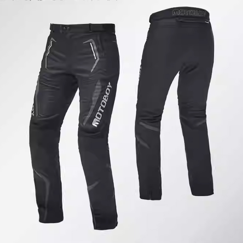 بنطالMOTOBOY اسود احمر