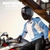 جاكيتMOTOBOY ابيض سماوي