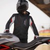 جاكيت MOTOBOY اسود ابيض