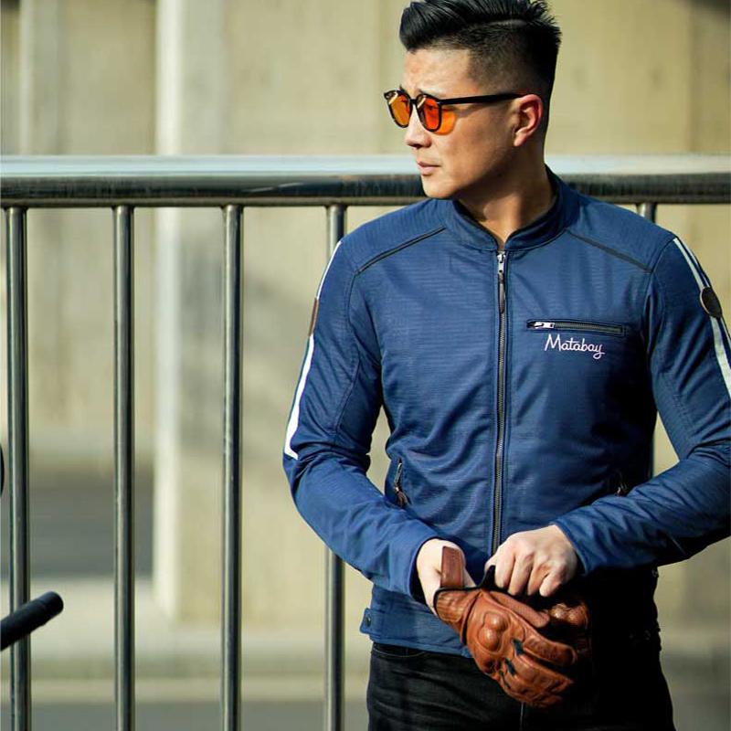جاكيتMOTOBOY ازرق