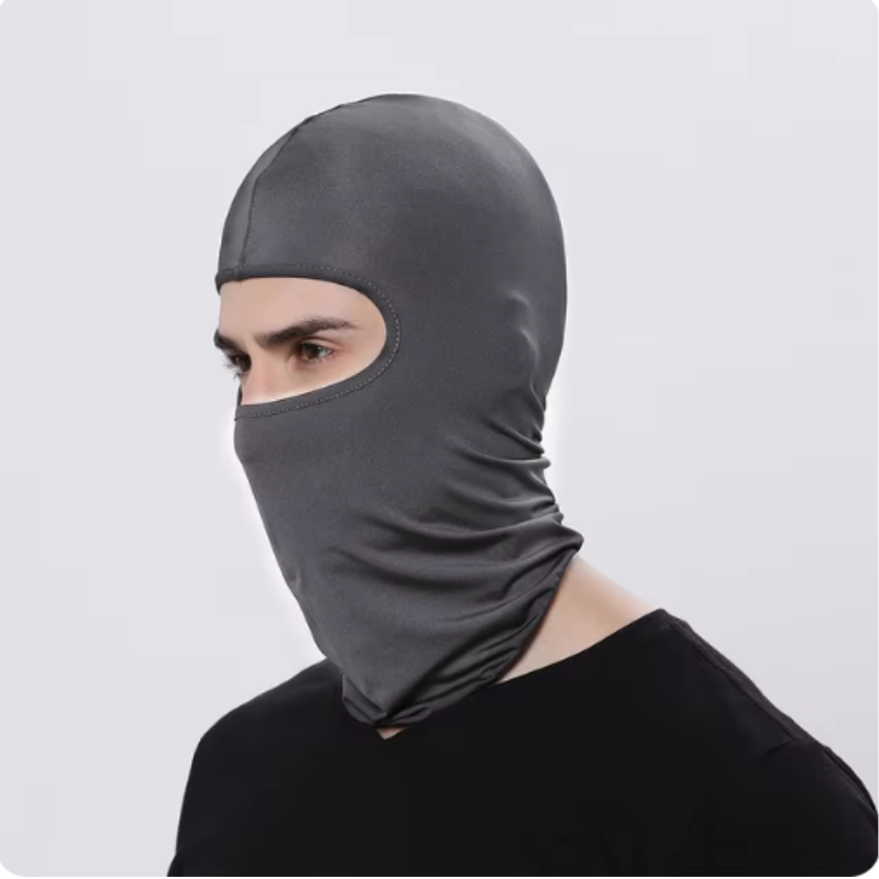 قناع كامل رمادي