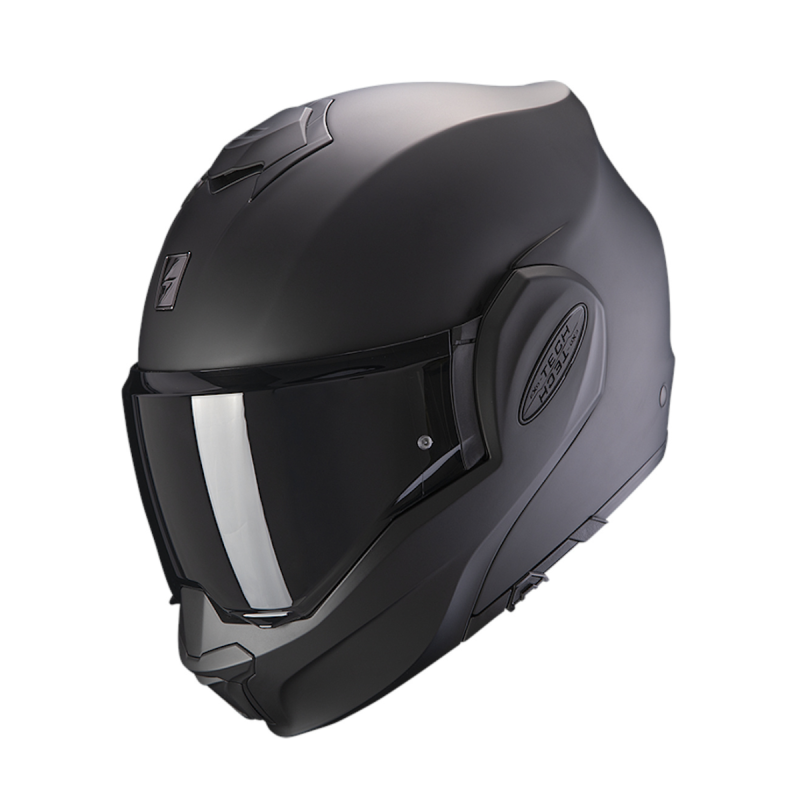 خوذةScorpion Exo-Tech Evo Solid مودلار اسود مطفي