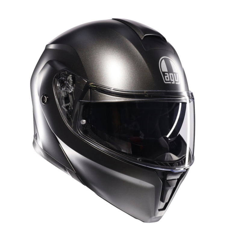 خوذة AGV Streetmodular Mono رصاصي مطفي اوبن فيس