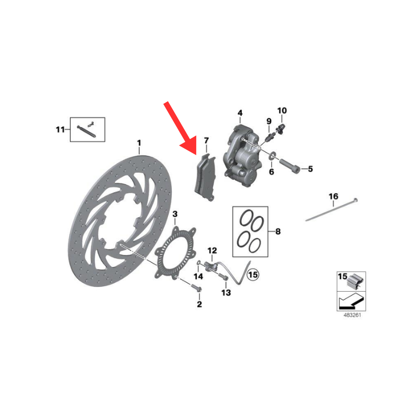 قماشات امامية BMW