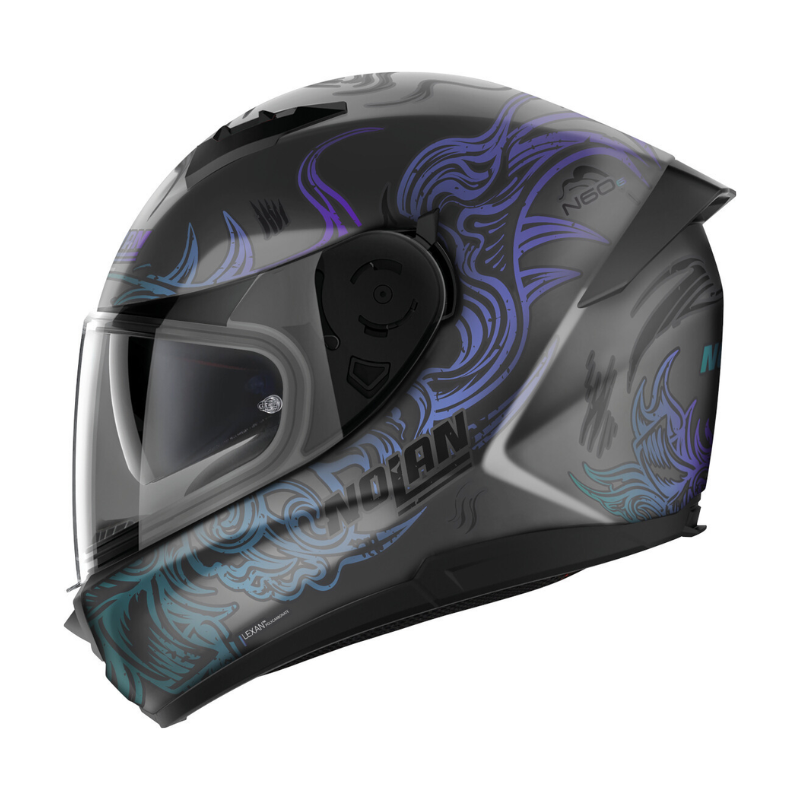 ‫Nolan N60-6 Muse Helmet رصاصي- اشكال