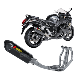 فل سستم SUZUKI GSX-R 1300 2008-2017 Full AKRAPOVIC Carbon 