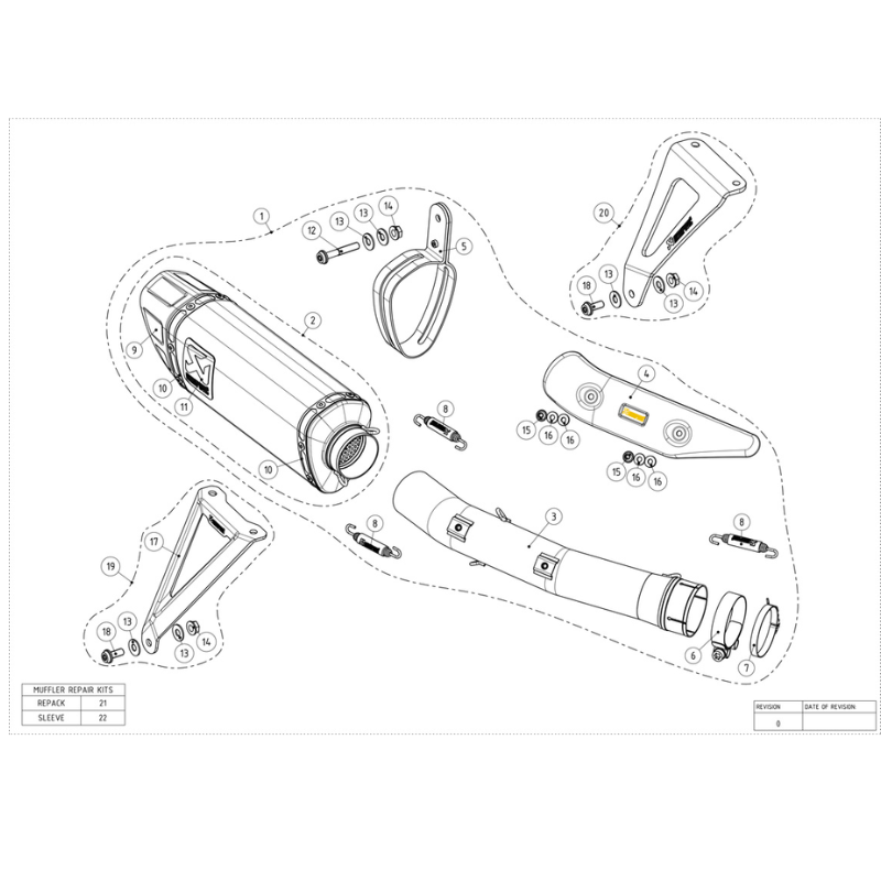 قزوز  Akrapovic Carbon Honda CBR 1000RR (20-23)