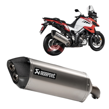 قزوز  Akrapovic Titanium Suzuki V-STROM 1000 (14-19)
