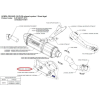 حامي قزوز Akrapovic  HONDA CB 1000 R  08-16