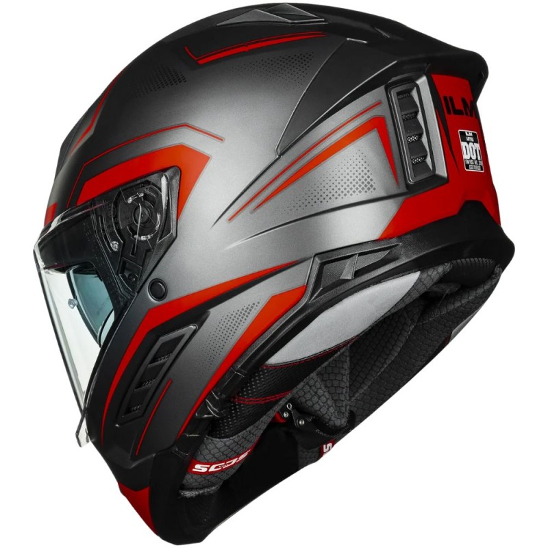 خوذة ILM Red Black