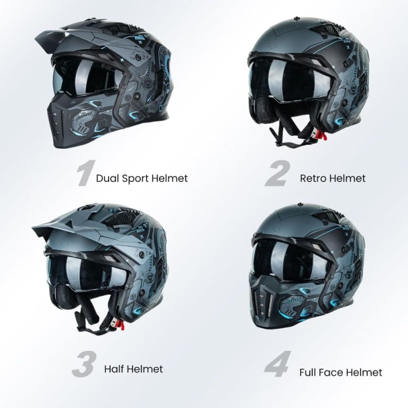 خوذة ILM Mechanical blue
