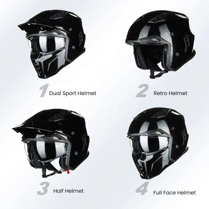 خوذة ILM Gloss Black
